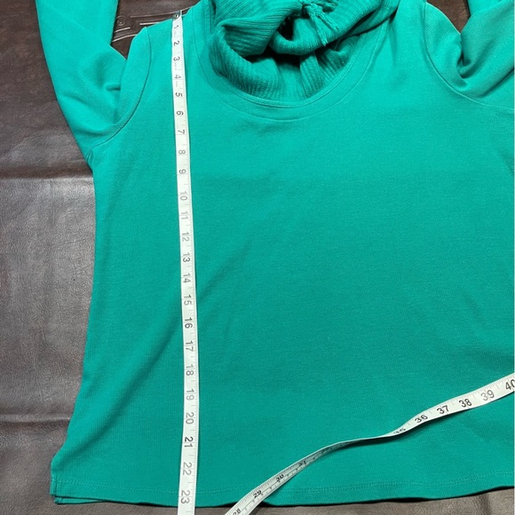 Rafaella Cowl Neck Fringe Long sleeve Sweater Womens XL Spring Soft‎ Boho bright - Picture 13 of 14